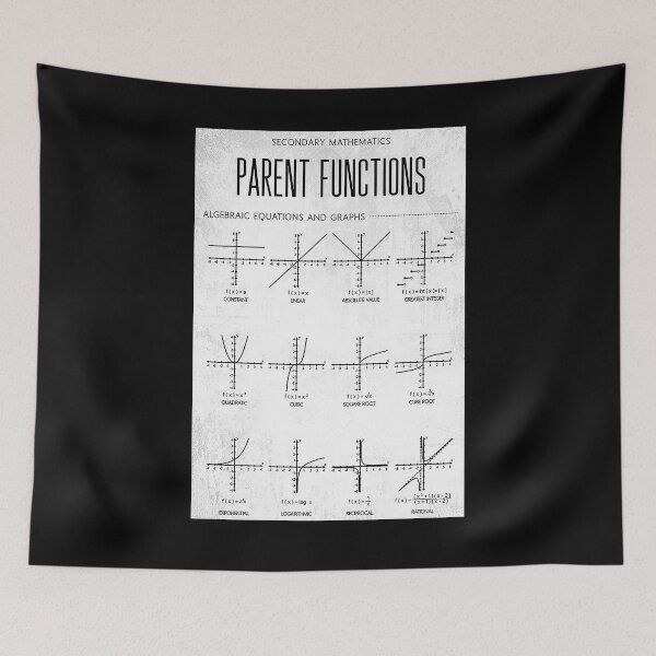 Item preview, Secondary Mathematics parent functions designed and sold by cevyl49.