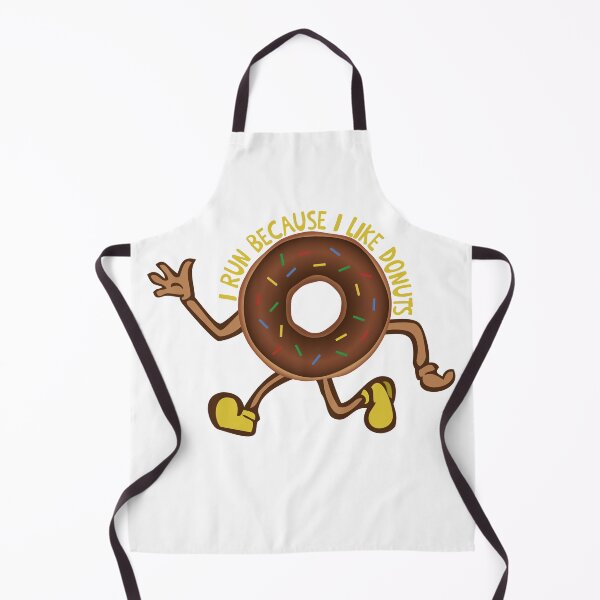 Item preview, I run because I like donuts | I really like donuts | donuts | I really like running | I run because | donut | Funny Running Gift designed and sold by fivo.