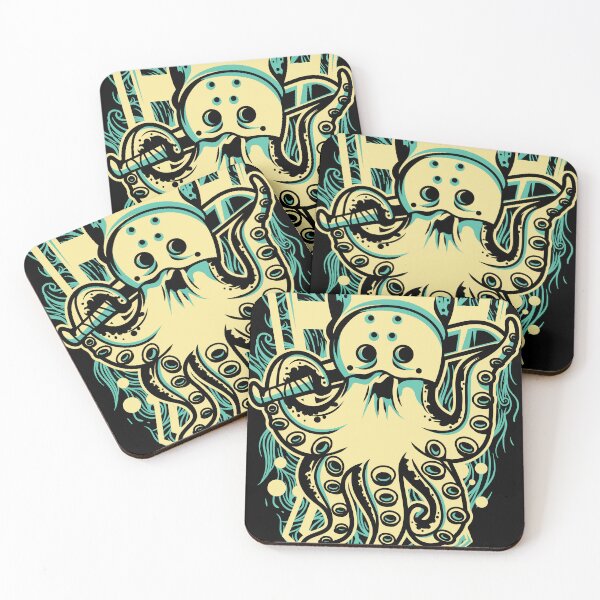 Item preview, Dr Octopus - Cute Yellow Clean Octopus designed and sold by The Patootoos.