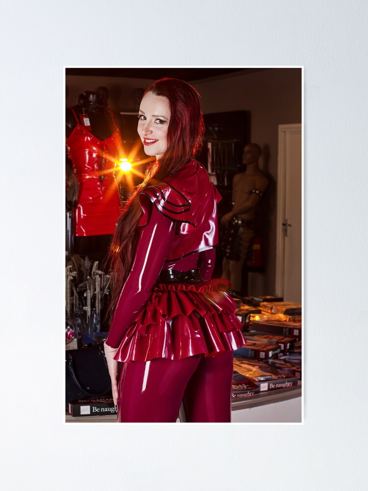 Kinky Latex Ass 24hour Latex Catsuit Poster For Sale By Guldor