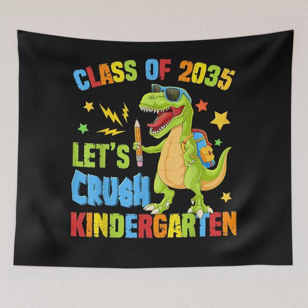 Item preview, Class Of 2035 Let's Crush Kindergarten Back To School Boys designed and sold by ArthurClaessens.