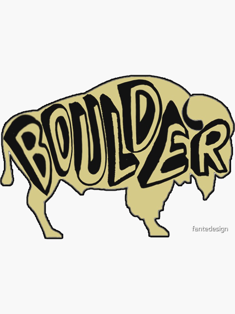 University Of Colorado Boulder Buffalo Sticker For Sale By