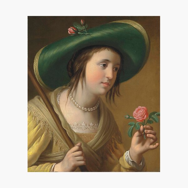 Lámina fotográfica «Princesa Isabel del Palatinado como pastora (siglo