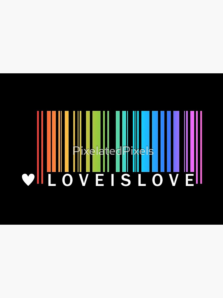 Love is Love - LGBT Pride t-shirt Poster for Sale by PixelatedPixels