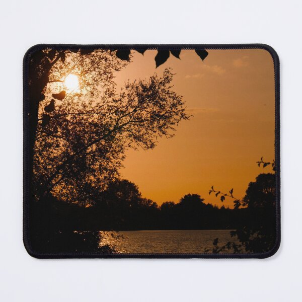 Item preview, Sunset viewed over lake designed and sold by Araveen-Photo.