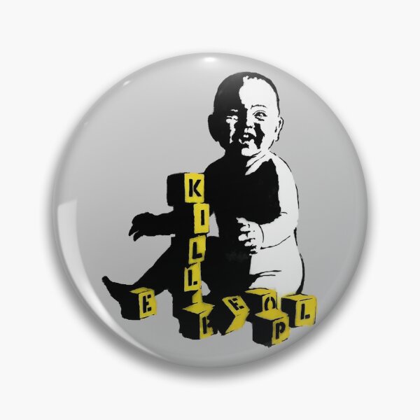 Item preview, Kill People Baby - Banksy Street Art designed and sold by WE-ARE-BANKSY.