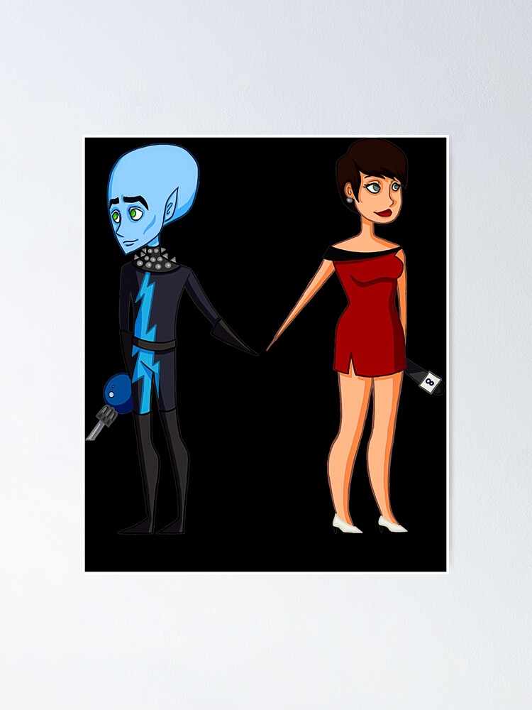 Megamind And Roxanne Megamind Poster For Sale By Dennaorn Redbubble