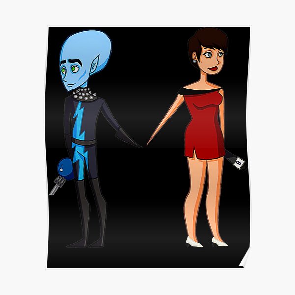 Megamind And Roxanne Megamind Poster For Sale By Dennaorn Redbubble 9279