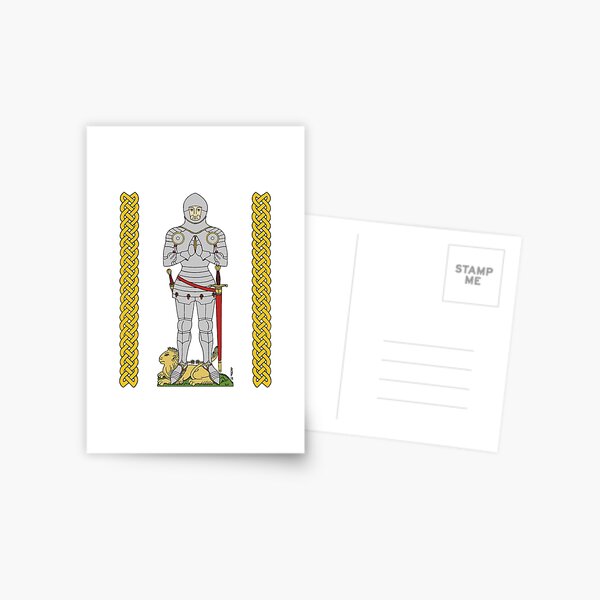 Carte postale Chevalier du XIIe siècle