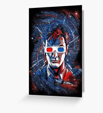 Doctor 10 3D Greeting Card