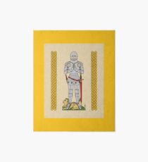 English Knight Circa 1430 Art Board