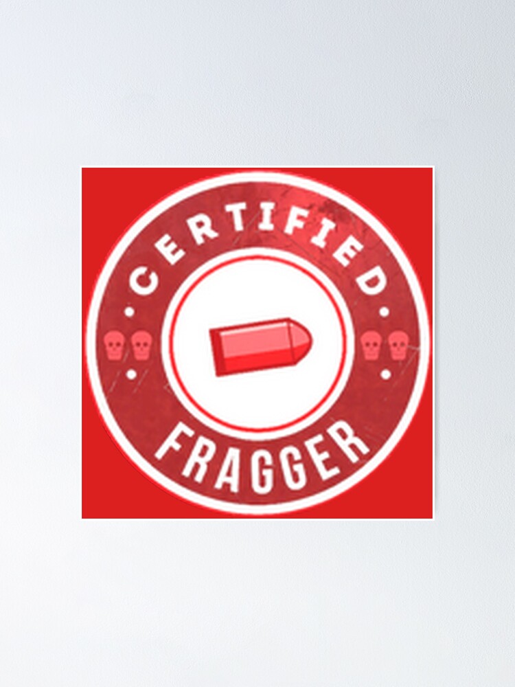 Certified Fragger Counter Strike Sticker Sticker for Sale by