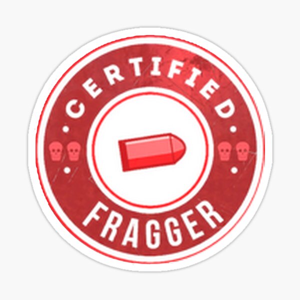 Certified Fragger Counter Strike Sticker Sticker for Sale by