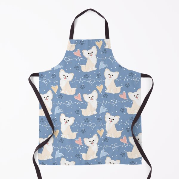 Item preview,  Long Haired Cream White Chihuahua 3 designed and sold by Lulupainting.