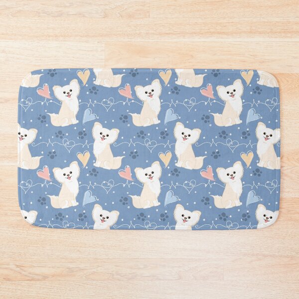 Item preview,  Long Haired Cream White Chihuahua 3 designed and sold by Lulupainting.