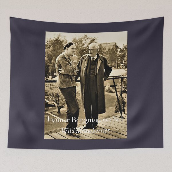 Item preview, Ingmar Bergman on Set ~ Wild Strawberries ~ Victor Sjöström Classic 160 designed and sold by AlejandraDaNort.