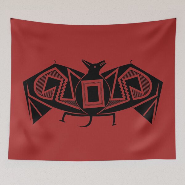 Item preview, Mimbres-Bat Motif from Native Pottery designed and sold by archaeologyart.
