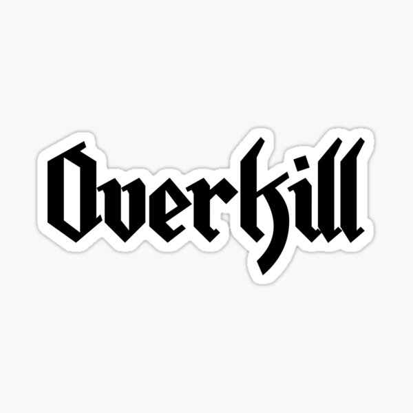 Motörhead - Overkill blanc Sticker