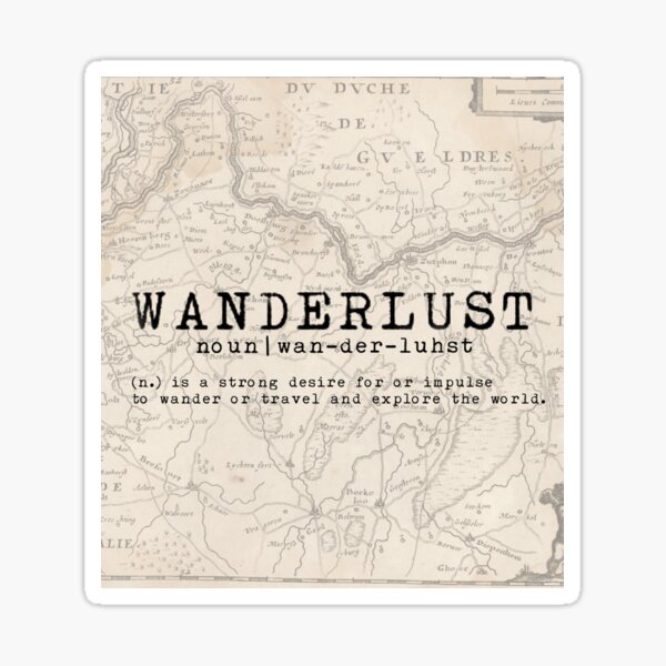 Wanderlust Sticker