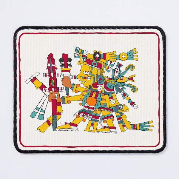 Item preview, Huitzilopochtli - Aztec Borgia Mousepad designed and sold by Aztectees.