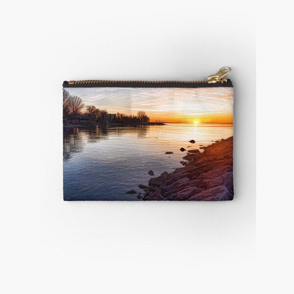Item preview, Purple Rocks Sunrise – Lake Ontario Impressions designed and sold by Georgia Mizuleva.