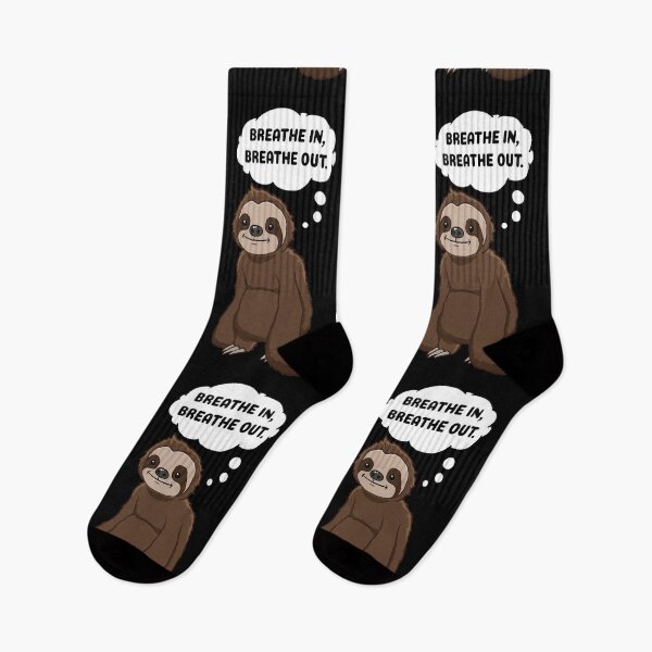 Item preview, Sloth thinking Breathe In Breathe Out designed and sold by jonmlam.