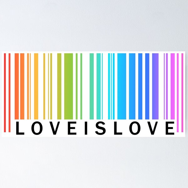 Love is Love - LGBT Pride t-shirt Poster for Sale by PixelatedPixels