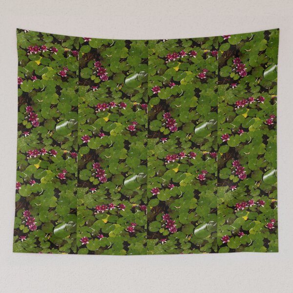 Item preview, Vivid Fuchsia Waterlilies - a Mediterranean Delight from Barcelona designed and sold by Georgia Mizuleva.