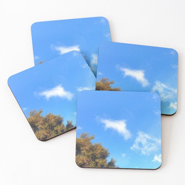 Item preview, Look Up - Blue skies, Fluffy White Clouds, Tree Canopy designed and sold by CreateShape.