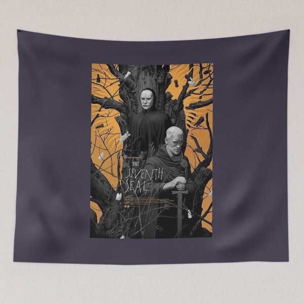 Item preview, Believe Write Script Catch Depression The Seventh Seal By Ingmar Bergman Vintage designed and sold by MatildaLLorentz.