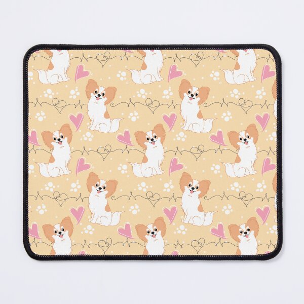 Item preview, Long Haired Red White Chihuahua  designed and sold by Lulupainting.
