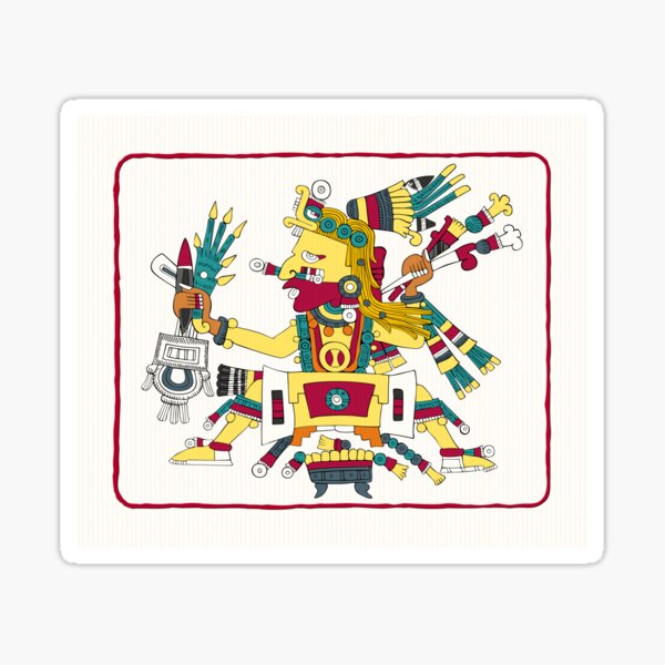 Artikel-Vorschau von Ometeotl - aztekisches Borgia Mousepad, designt und verkauft von Aztectees.