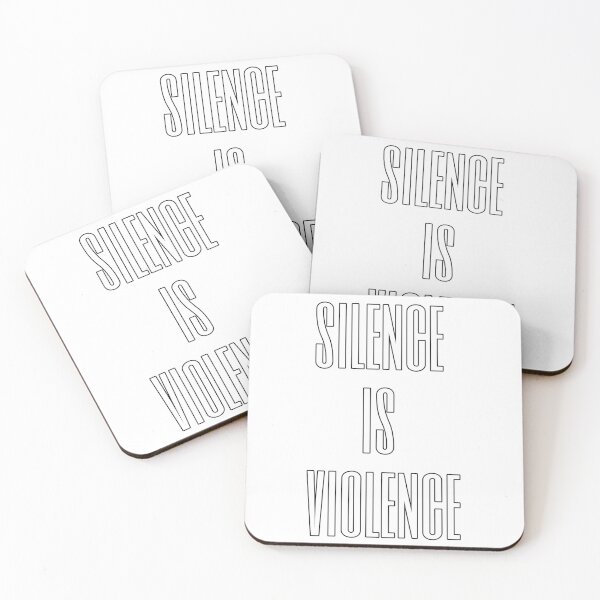 Item preview, Silence Is Violence Sticker (no shadow) designed and sold by jaelance.