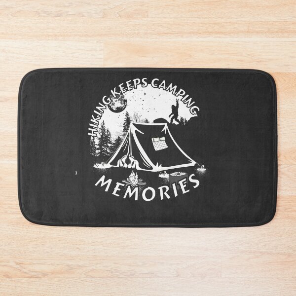 Item preview, hiking keeps camping memories - Inspirational camping quotes designed and sold by yococo.
