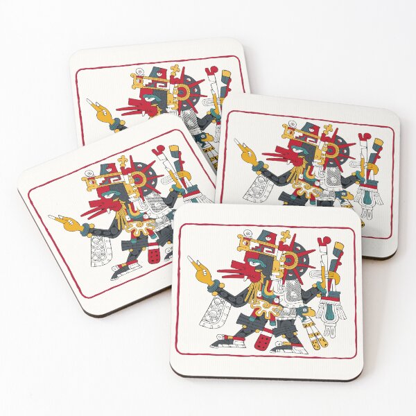 Item preview, Quetzalcoatl-Ehecatl - Aztec Borgia Mousepad designed and sold by Aztectees.