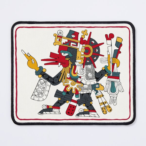 Item preview, Quetzalcoatl-Ehecatl - Aztec Borgia Mousepad designed and sold by Aztectees.