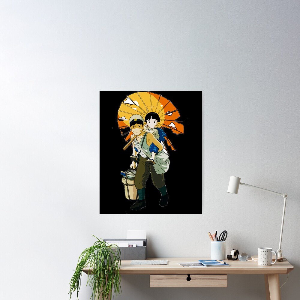 GRAVE OF THE FIREFLIES Poster for Sale by nesvaclaire