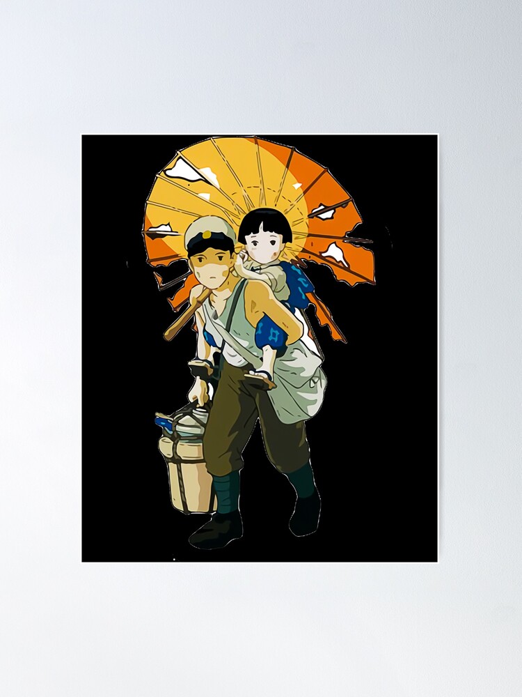 Grave Of The Fireflies Minimalist Poster by maiumarie on DeviantArt