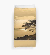 Sunset on the bay @ Sol'So Photografée Duvet Cover