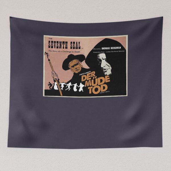Item preview, Believe Write Script Catch Depression The Seventh Seal Ingmar Bergman Retro designed and sold by MatildaLLorentz.