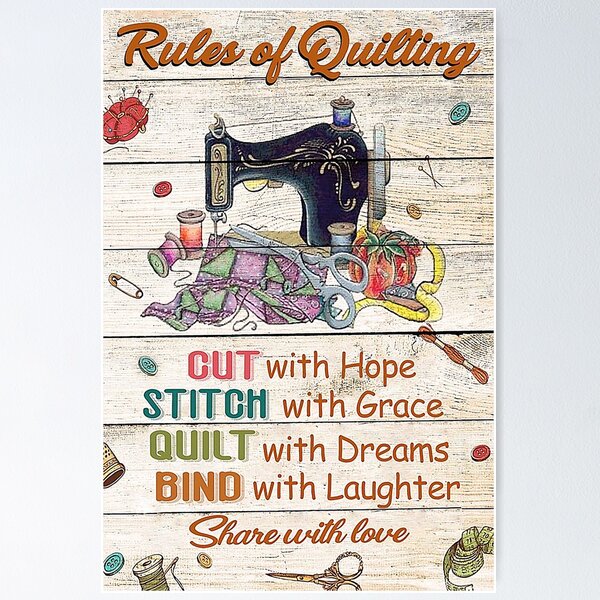 Item preview, Sewing Rules Of Quilting   designed and sold by reenea84.