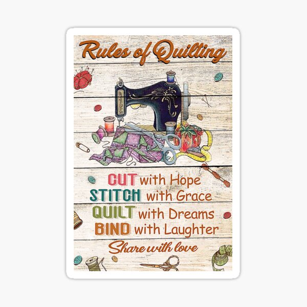 Item preview, Sewing Rules Of Quilting   designed and sold by reenea84.