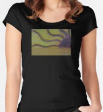 black sun Women's Fitted Scoop T-Shirt
