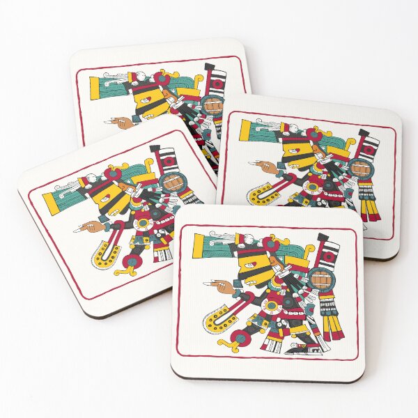Item preview, Tezcatlipoca - Aztec Borgia Mousepad designed and sold by Aztectees.