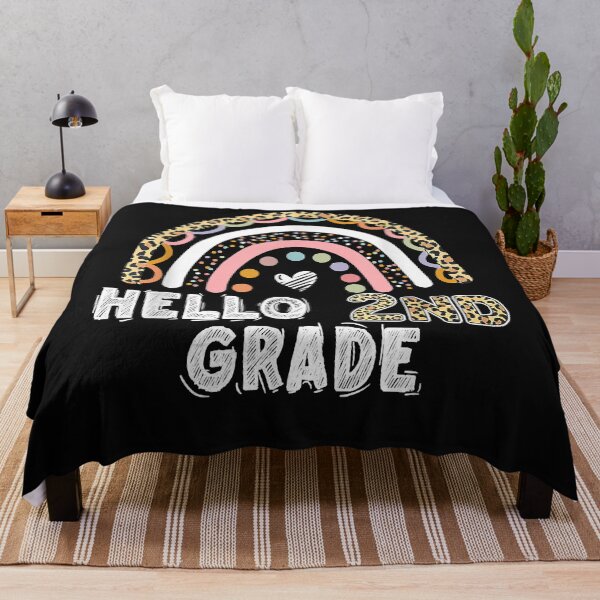 Item preview, Hello 2nd Grade Leopard Rainbow Back To School Teacher Girls designed and sold by ArthurClaessens.