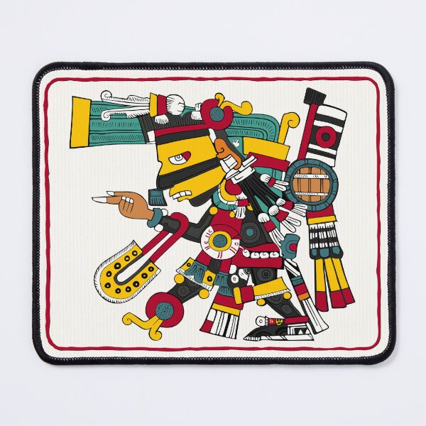 Artikel-Vorschau von Tezcatlipoca - aztekisches Borgia Mousepad, designt und verkauft von Aztectees.