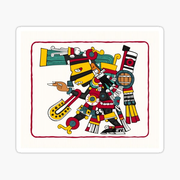 Artikel-Vorschau von Tezcatlipoca - aztekisches Borgia Mousepad, designt und verkauft von Aztectees.