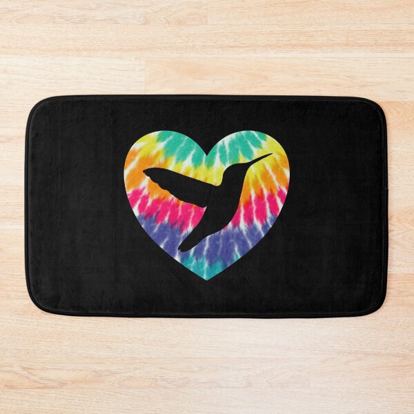Item preview, Hummingbird Heart With Tie dye Print For Bird Lover designed and sold by JokeGysen.