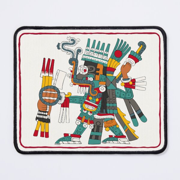 Item preview, Tlaloc - Aztec Borgia Mousepad designed and sold by Aztectees.