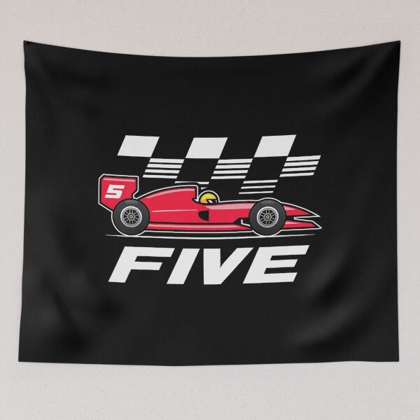 Item preview, Kids Race Car 5th Birthday Boy 5 Five Year Old Boy Racecar Racing designed and sold by definitediffere.